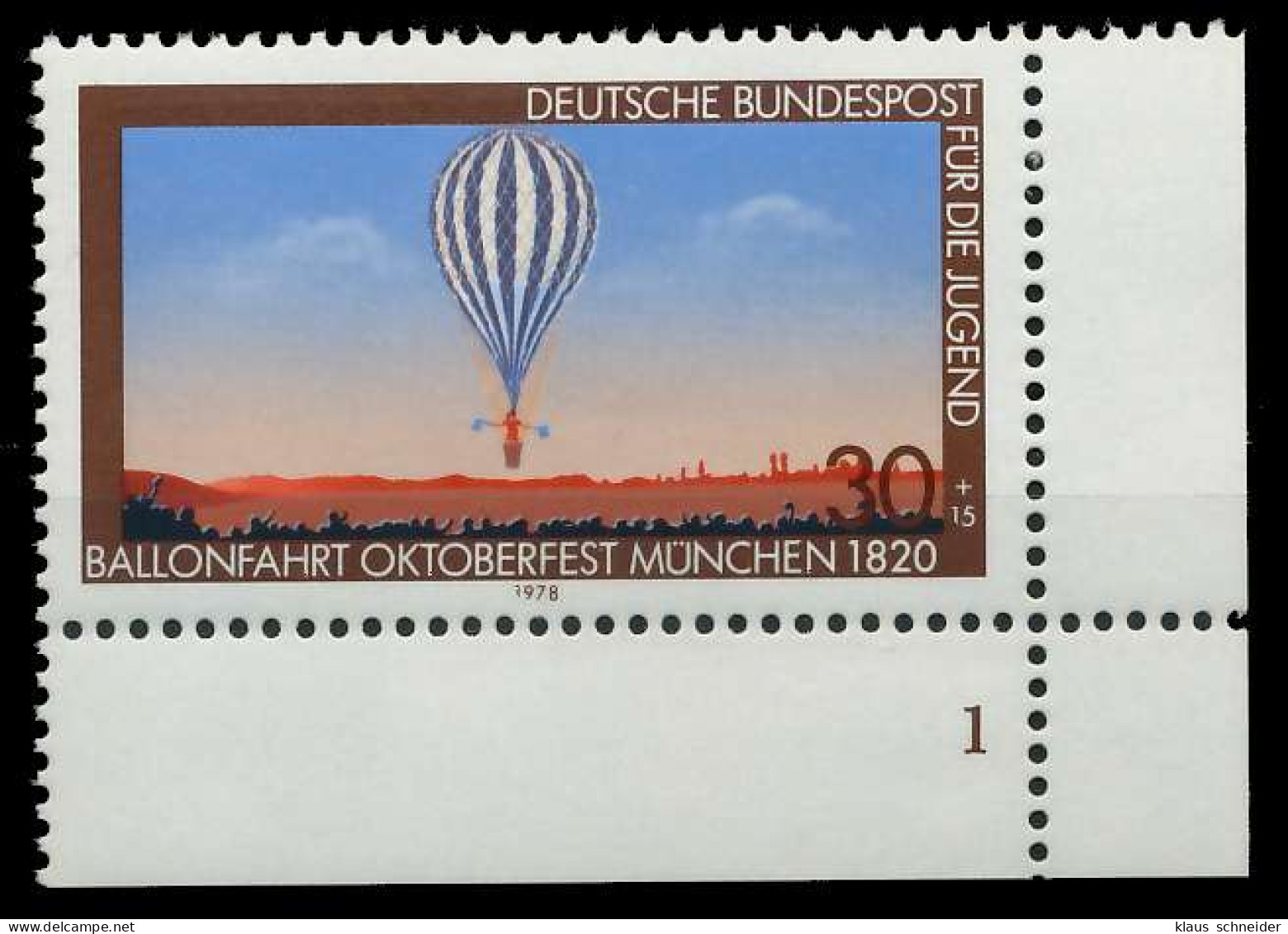 BRD 1978 Nr 964 Postfrisch FORMNUMMER 1 X805322 - Unused Stamps