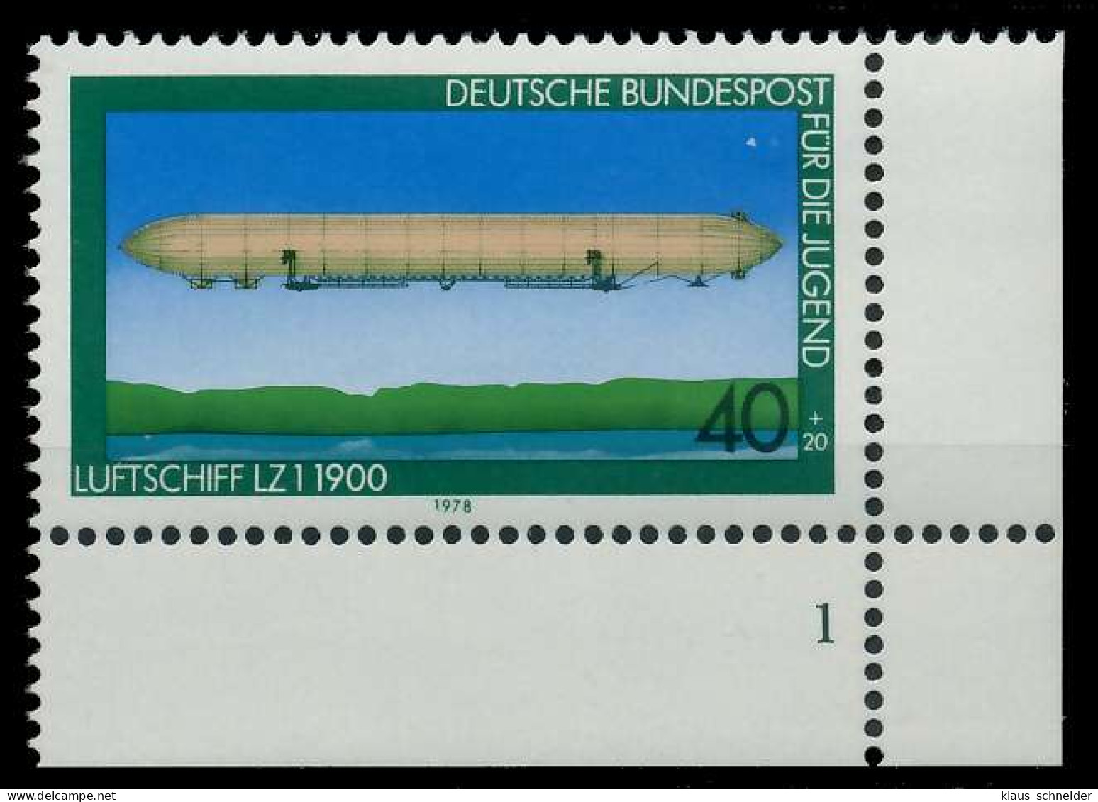 BRD BUND 1978 Nr 965 Postfrisch FORMNUMMER 1 S5F4D0E - Unused Stamps