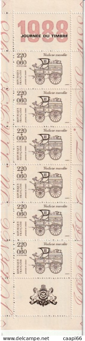 1988.CARNET N°BC 2526A** VOITURE MONTEE - Dag Van De Postzegel