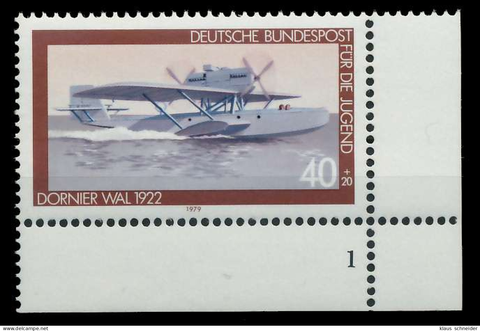 BRD 1979 Nr 1005 Postfrisch FORMNUMMER 1 S5F50FA - Unused Stamps