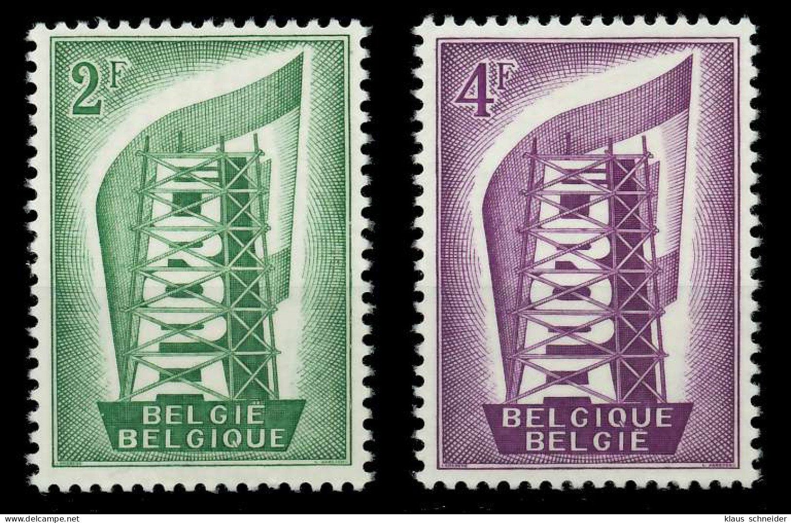 BELGIEN 1956 Nr 1043-1044 Postfrisch X809B36 - Ongebruikt