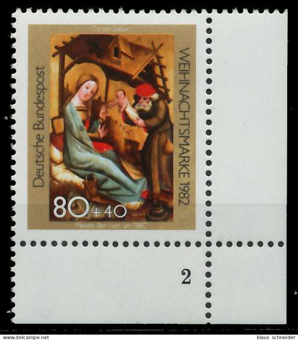 BRD 1982 Nr 1161 Postfrisch FORMNUMMER 2 S62DA32 - Unused Stamps