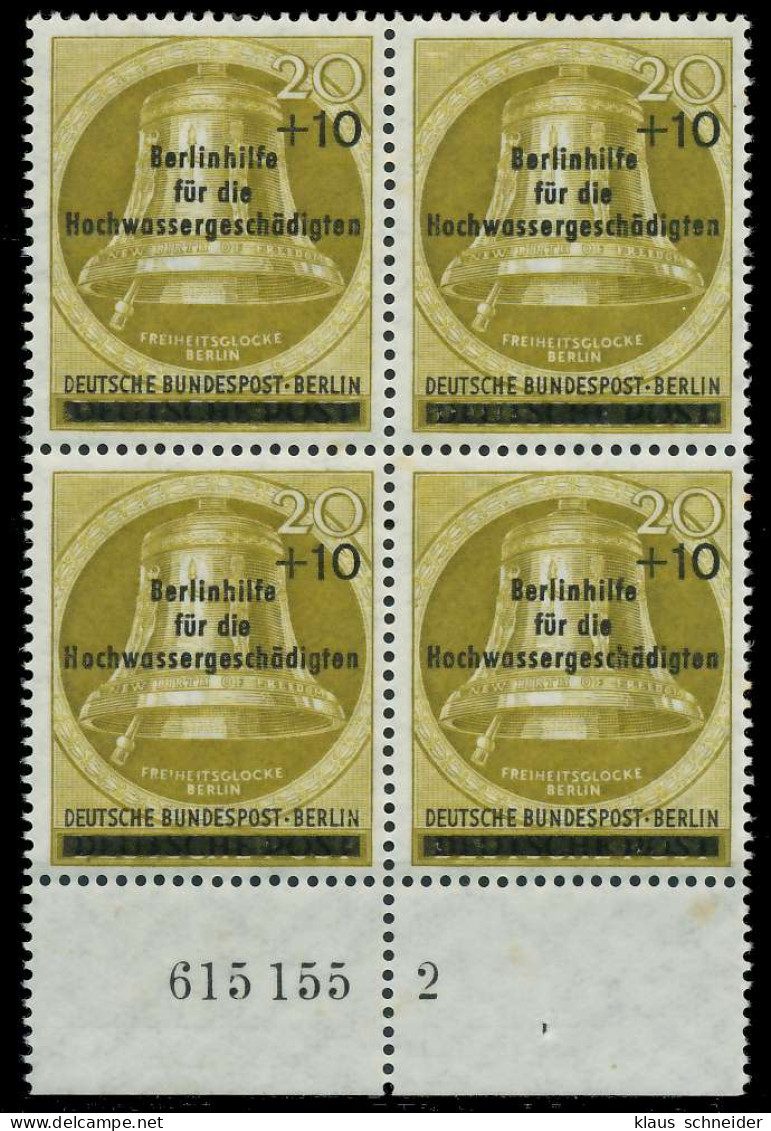 BERLIN 1956 Nr 155 HAN 615155 2 Ungebraucht VIERERBLOCK H X82F086 - Unused Stamps