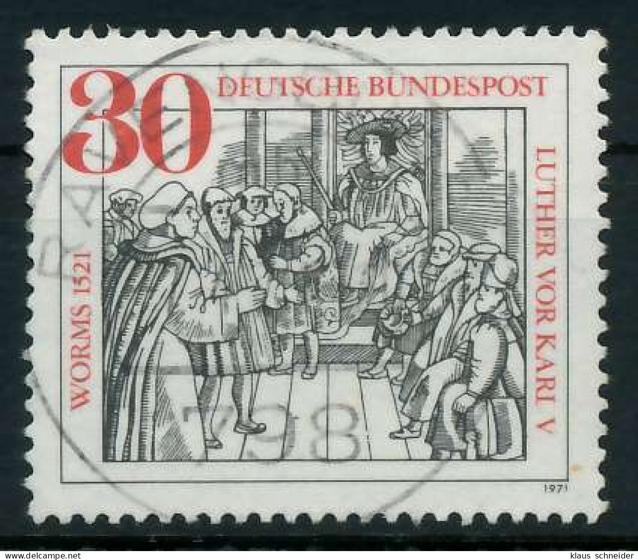BRD 1971 Nr 669 Zentrisch Gestempelt X83686E - Used Stamps