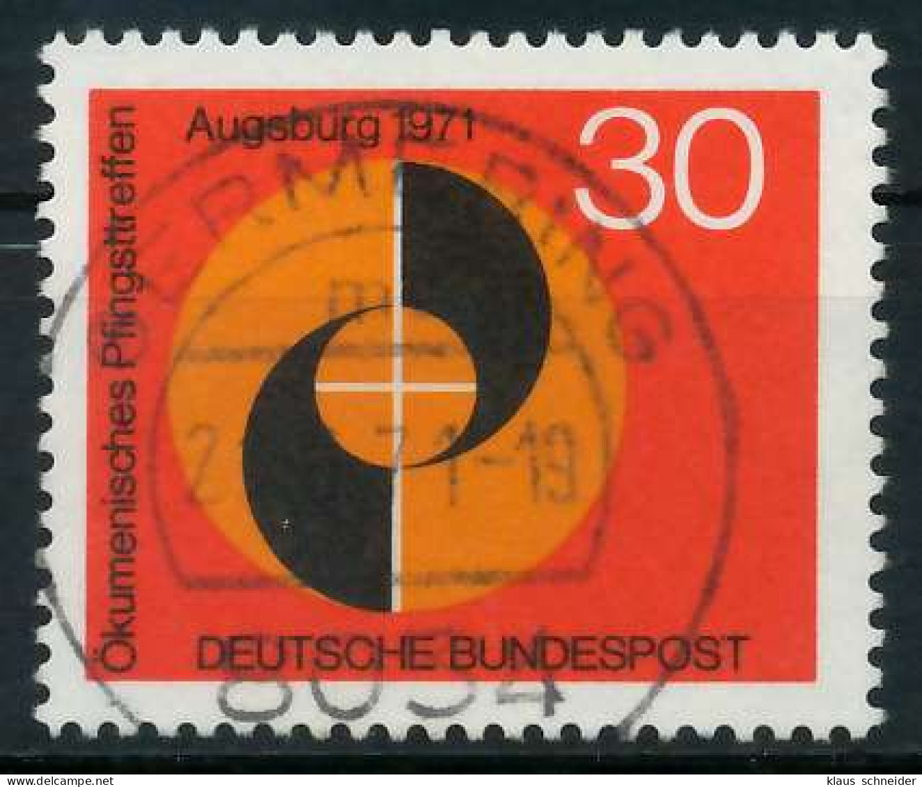 BRD 1971 Nr 679 Zentrisch Gestempelt X836A9A - Used Stamps