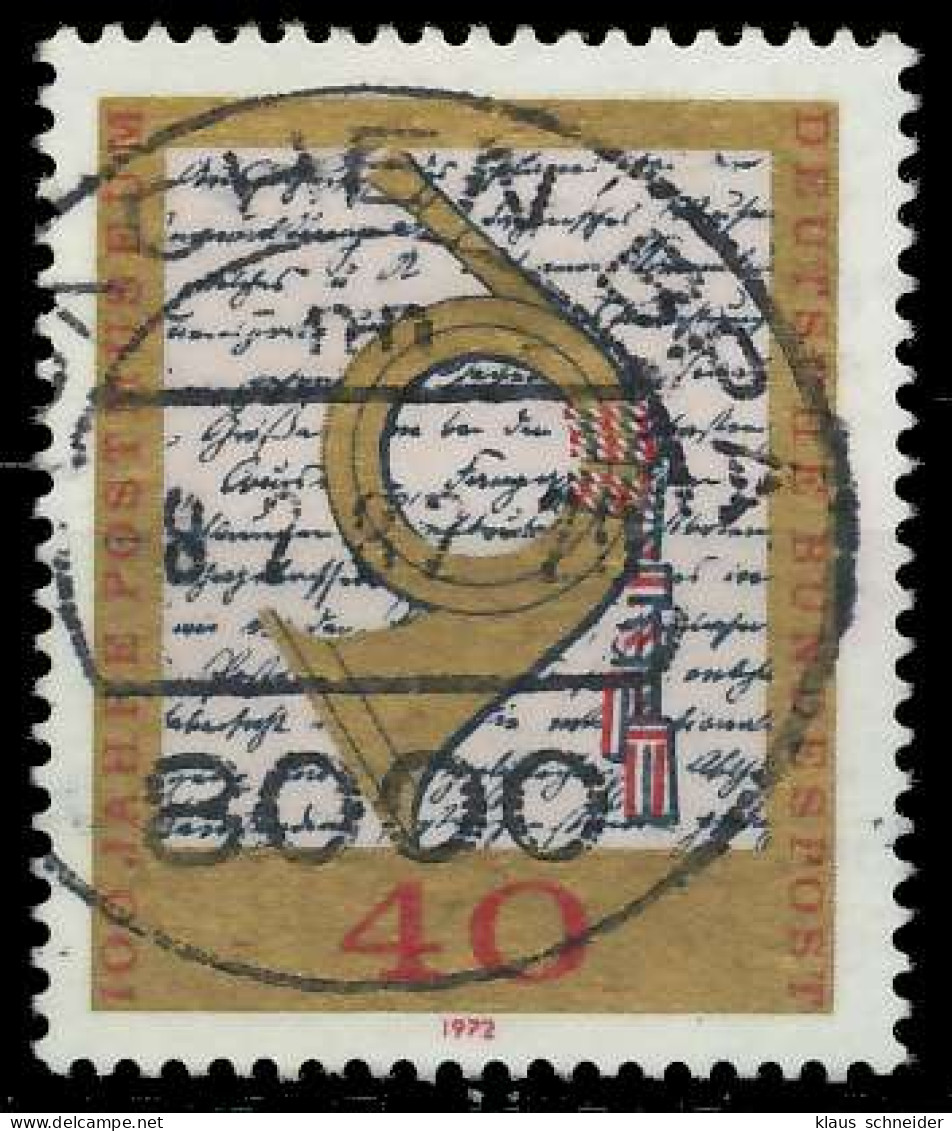 BRD 1972 Nr 739 Zentrisch Gestempelt X84F016 - Used Stamps