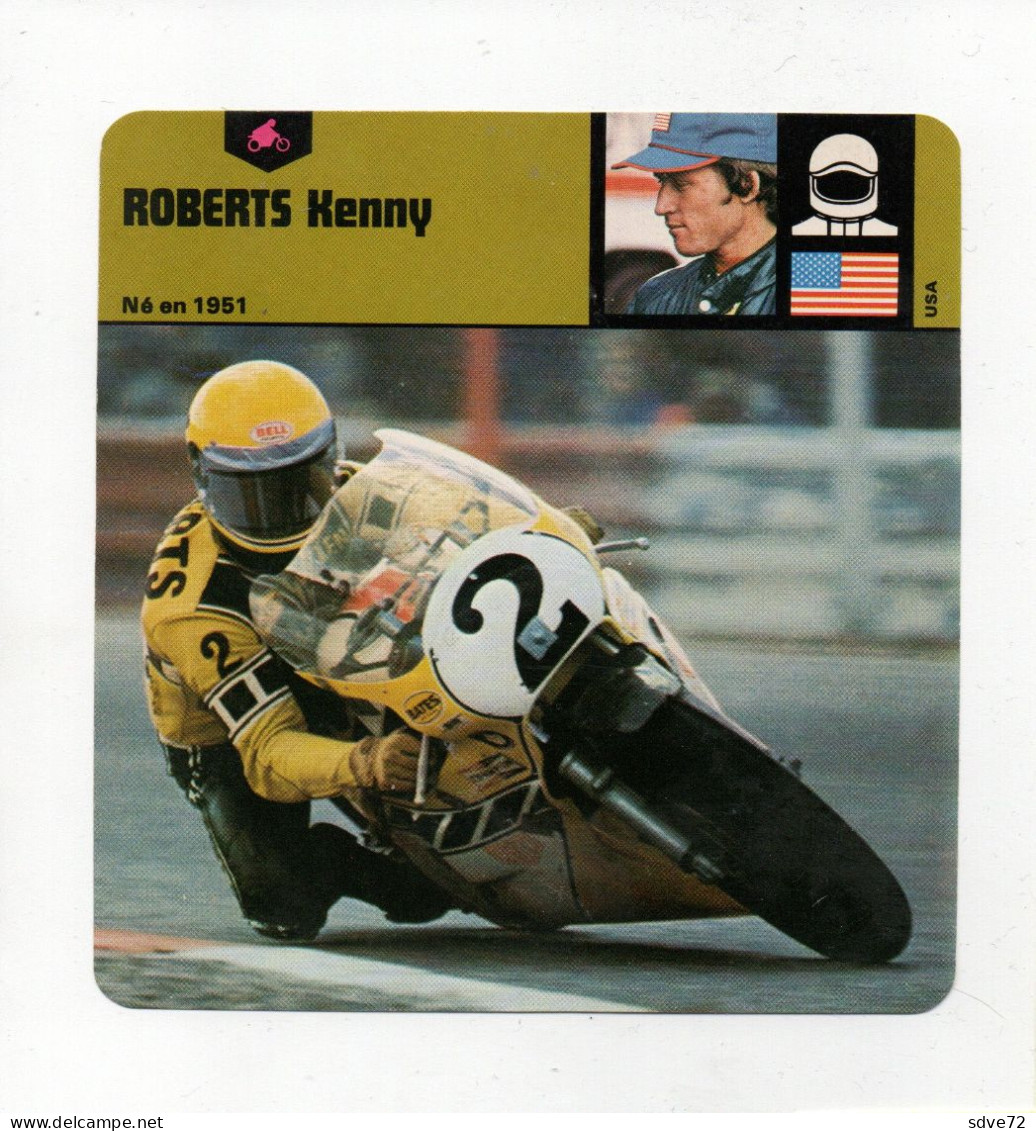 FICHE PILOTE MOTO - ROBERTS KENNY - Motos