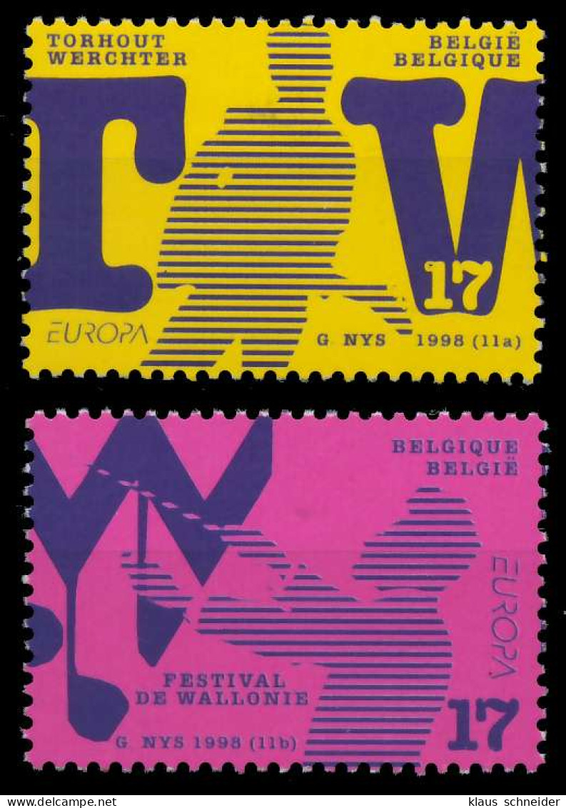 BELGIEN 1998 Nr 2810-2811 Postfrisch X0B4A22 - Unused Stamps