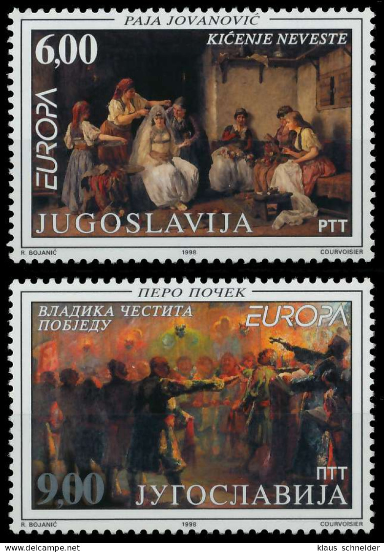 JUGOSLAWIEN 1998 Nr 2855-2856 Postfrisch X0B4A7E - Unused Stamps