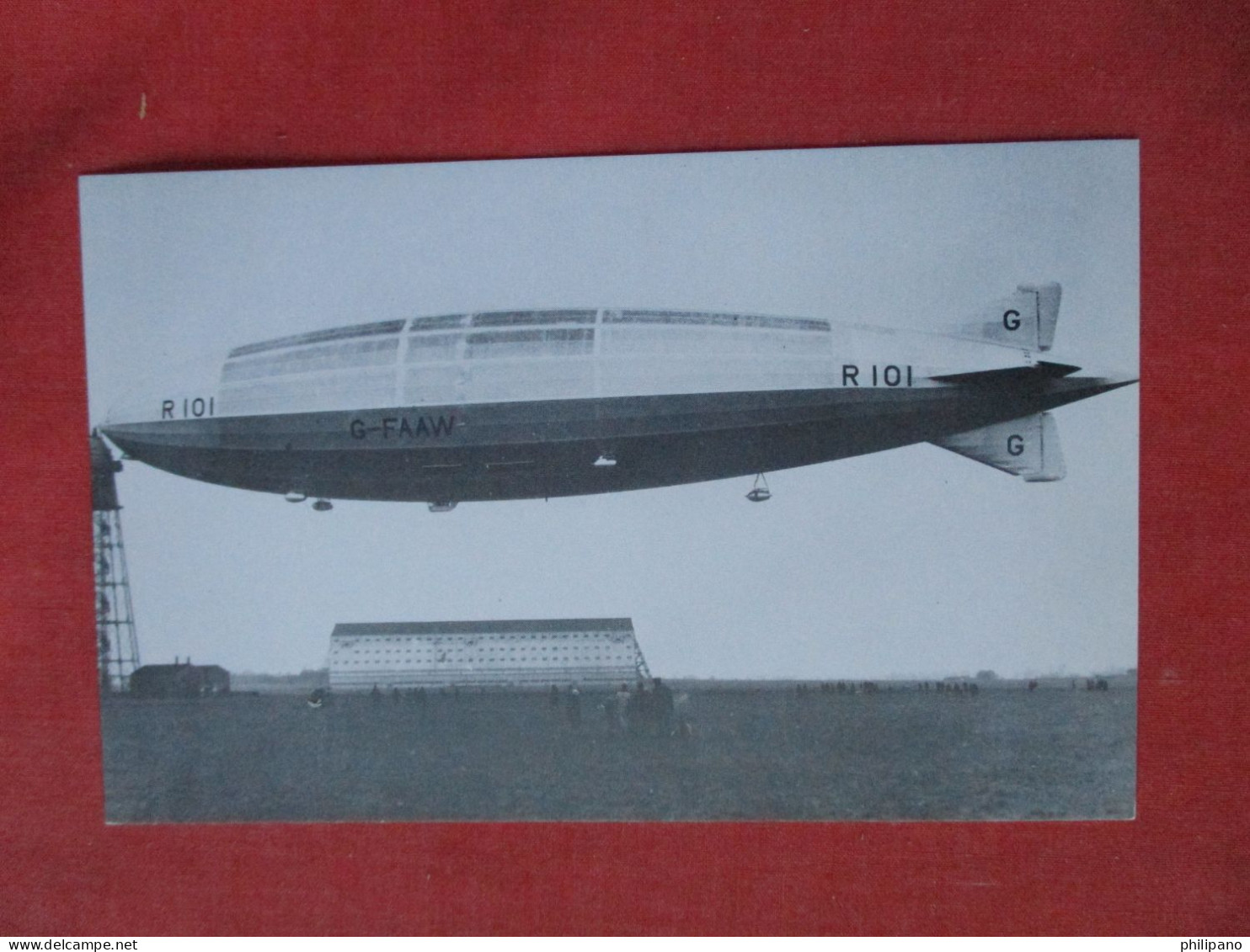 R 101 Airship  Rubber City Stamp ClubAkron Ohio.  Zeppelin Ref 6404 - Airships