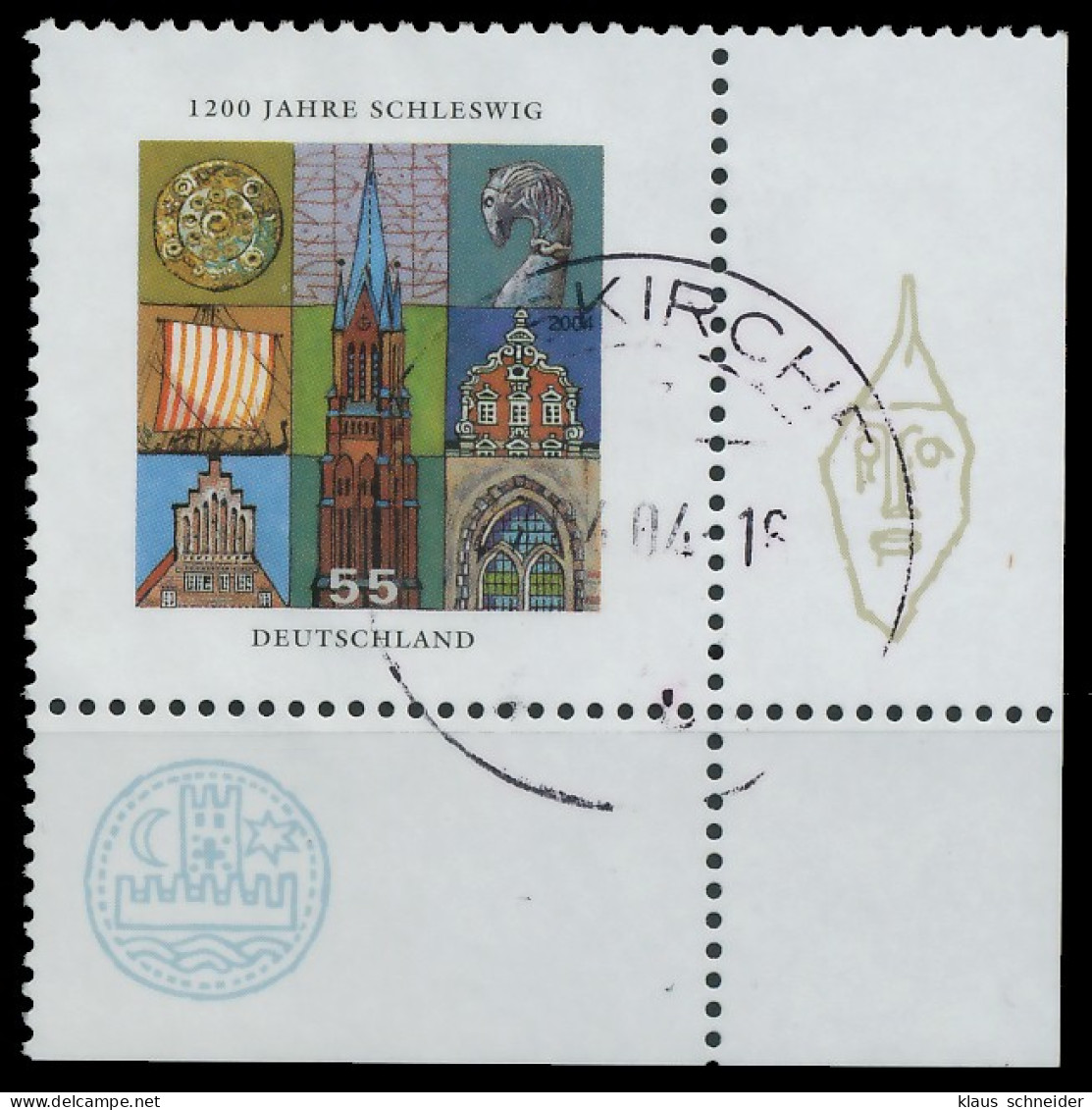 BRD BUND 2004 Nr 2377 Zentrisch Gestempelt ECKE-URE X3C8AE2 - Used Stamps
