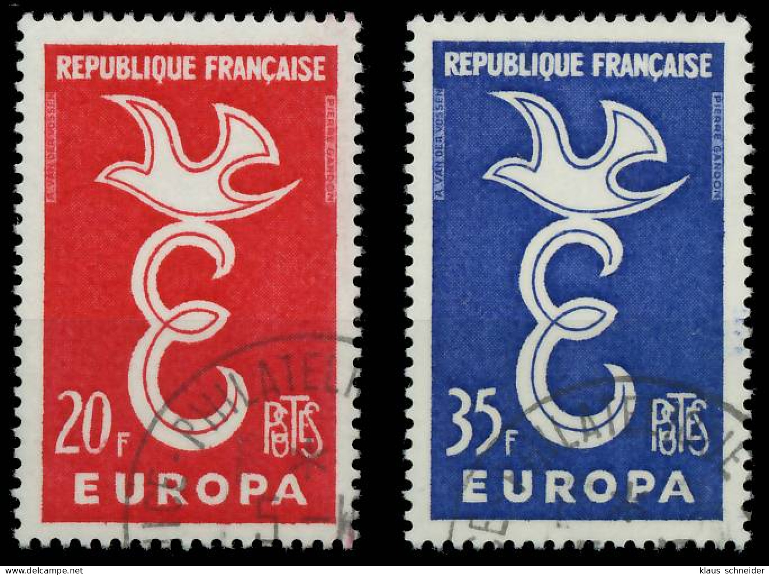 FRANKREICH 1958 Nr 1210-1211 Gestempelt X3EEB02 - Oblitérés