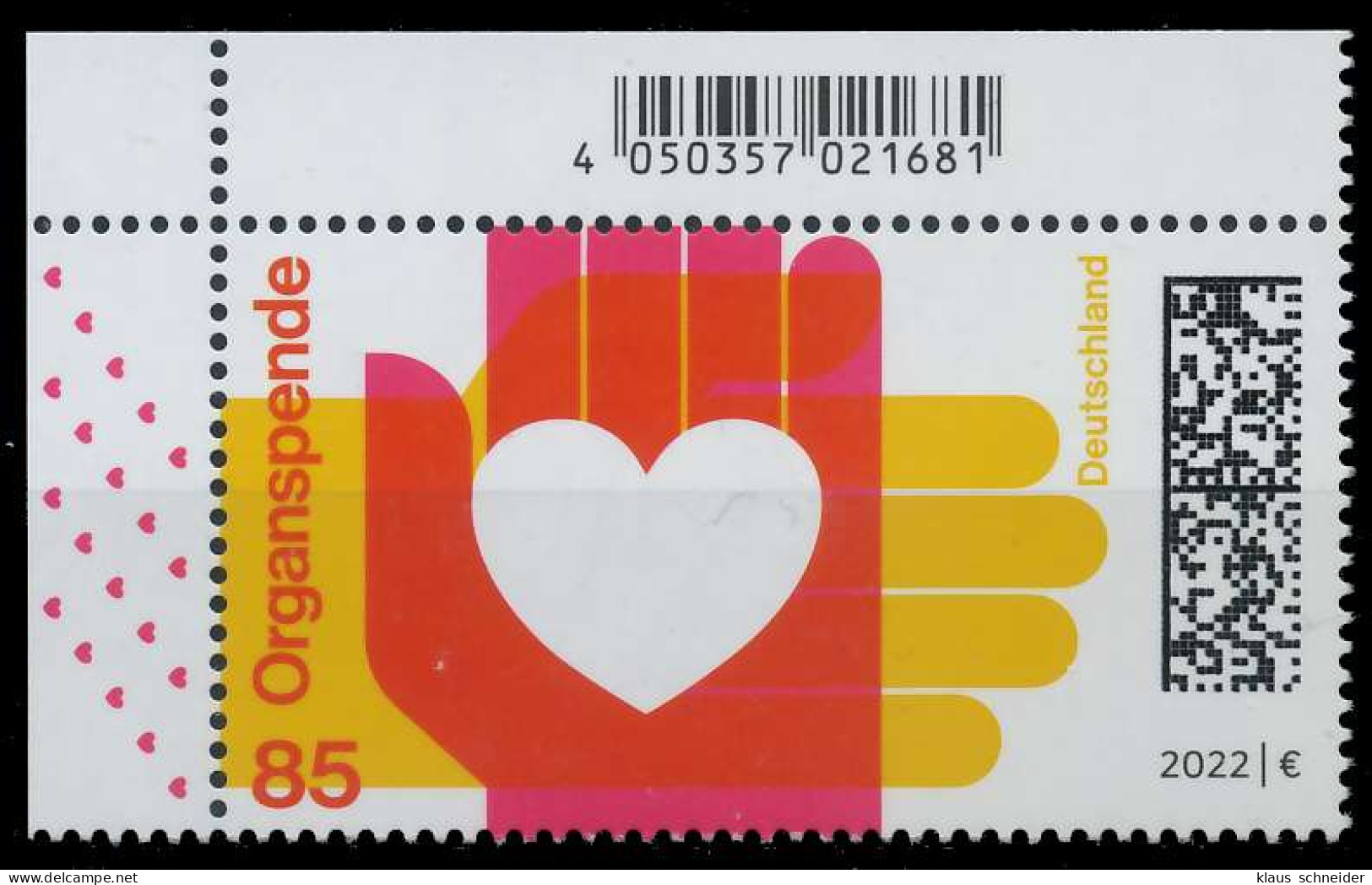BRD BUND 2022 Nr 3693 Postfrisch ECKE-OLI X521B9E - Unused Stamps