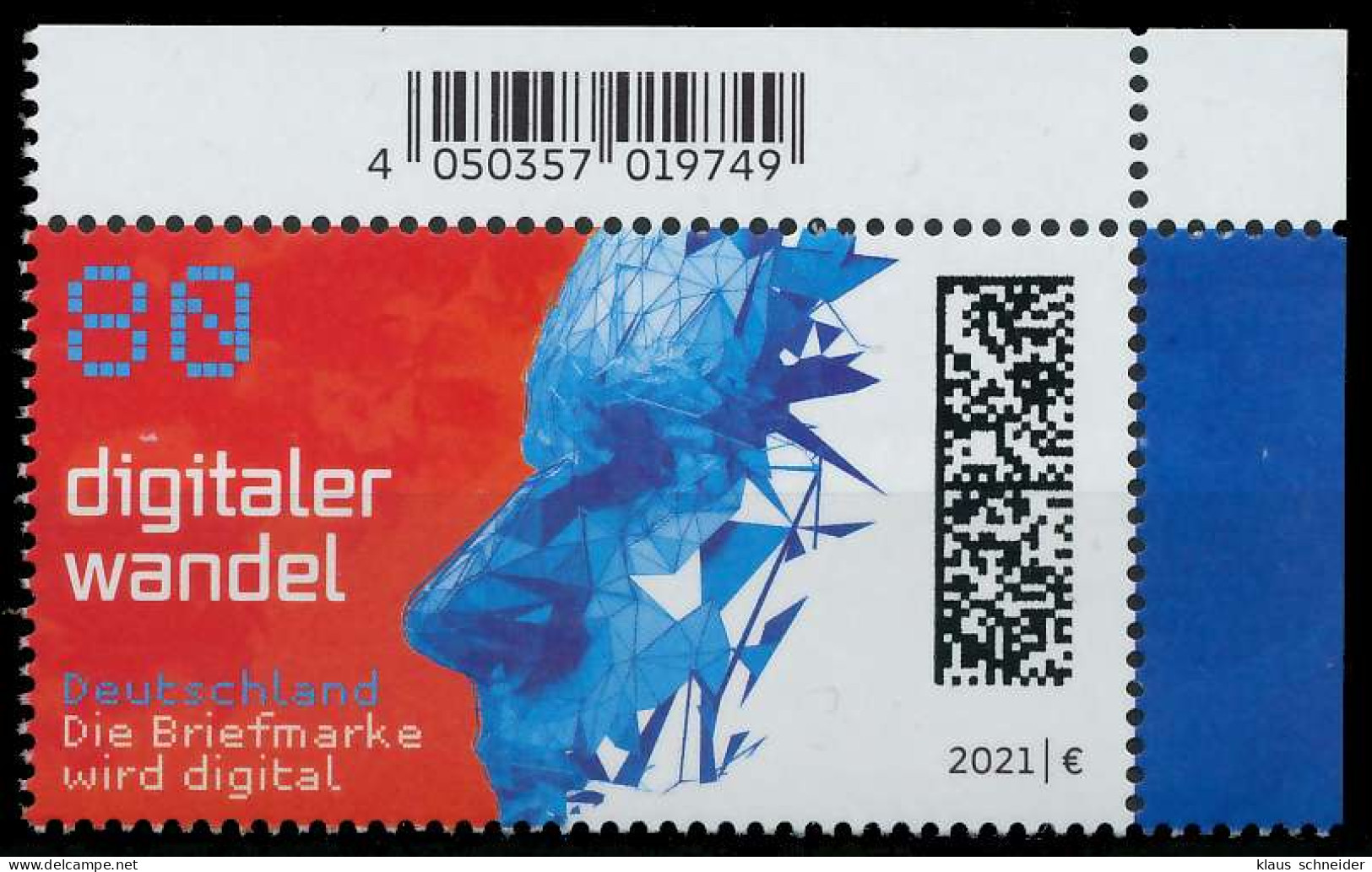 BRD BUND 2021 Nr 3590 Postfrisch ECKE-ORE X529126 - Unused Stamps