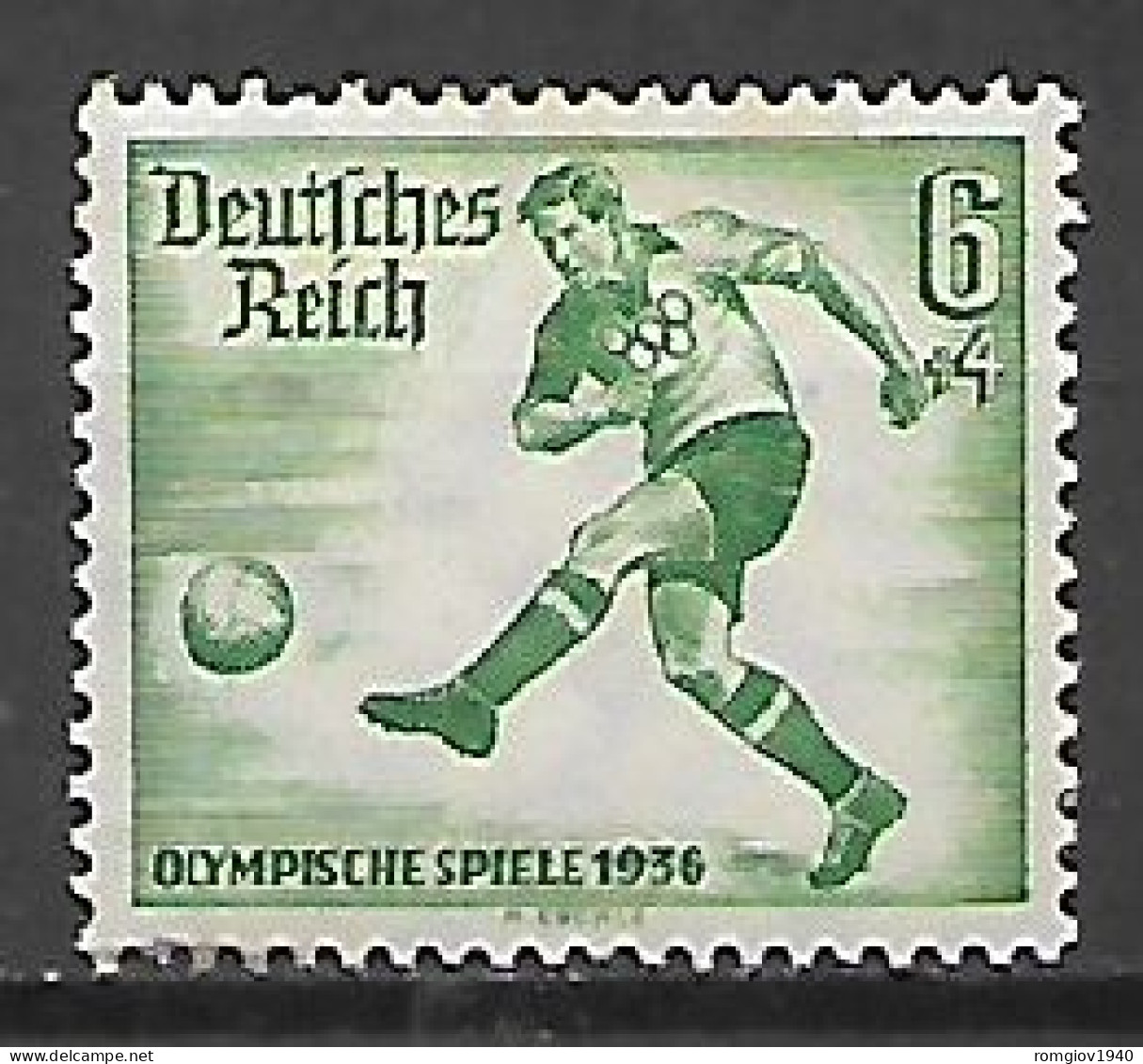GERMANIA REICH TERZO REICH 1936 OLIMPIADI DI BERLINO UNIF.567   MNH XF - Unused Stamps