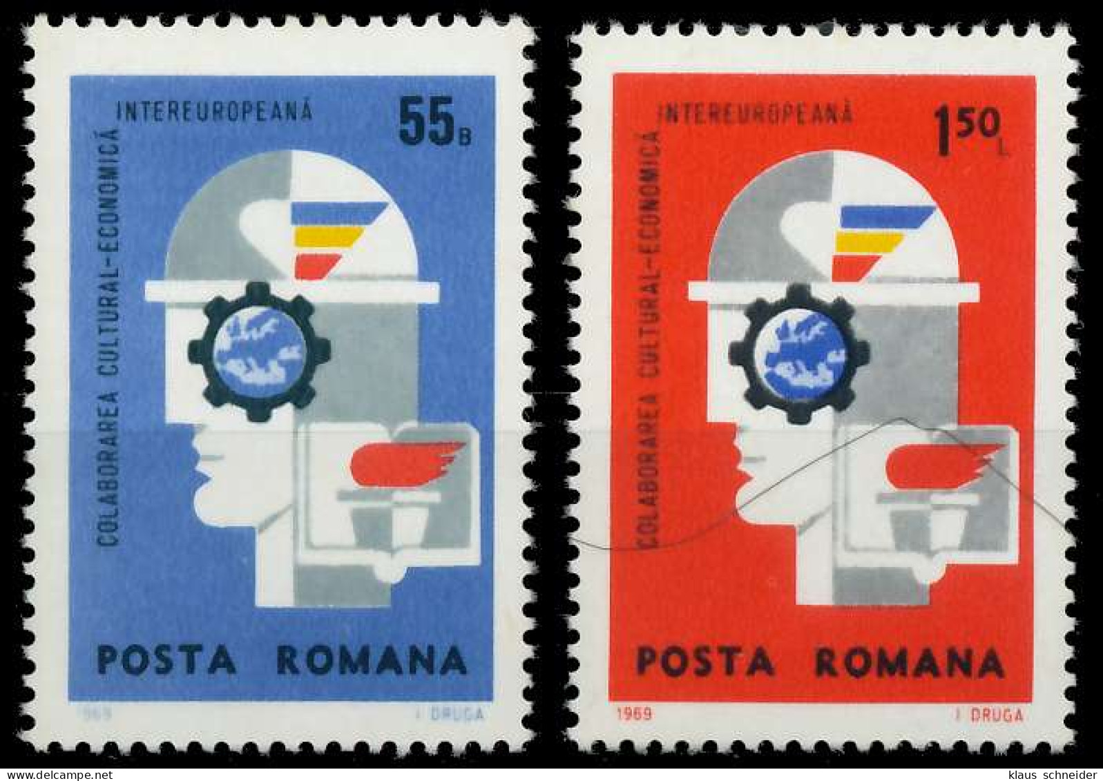 RUMÄNIEN 1969 Nr 2764-2765 Postfrisch S213E02 - Unused Stamps