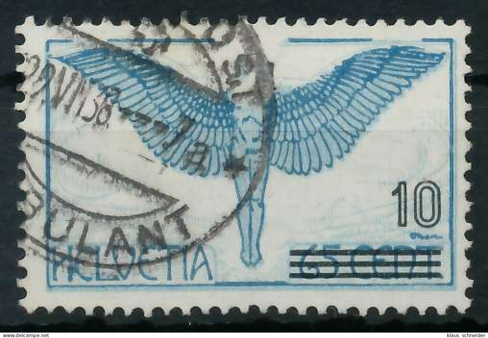 SCHWEIZ FLUGMARKEN Nr 320IaII Gestempelt X6B6142 - Used Stamps