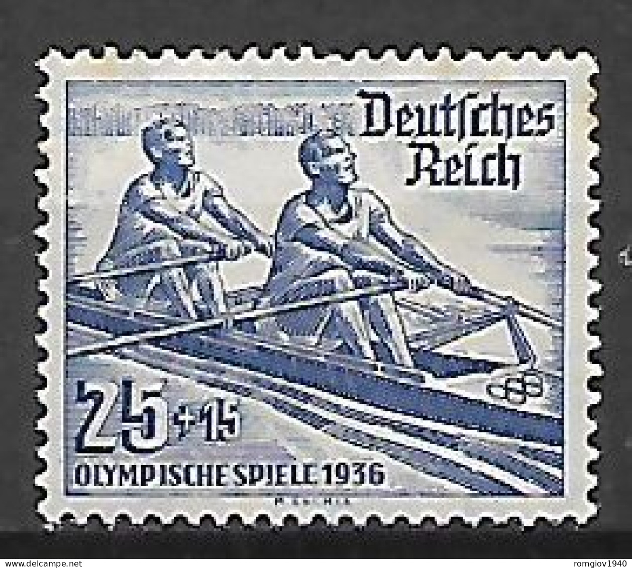 GERMANIA REICH TERZO REICH 1936 OLIMPIADI DI BERLINO UNIF.571   MNH XF - Unused Stamps