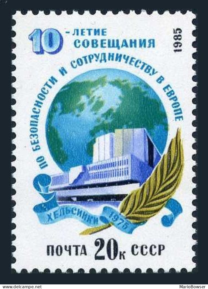 Russia 5386 2 Stamps, MNH. Michel 5535. European Security, Cooperation,10th Ann. - Nuovi