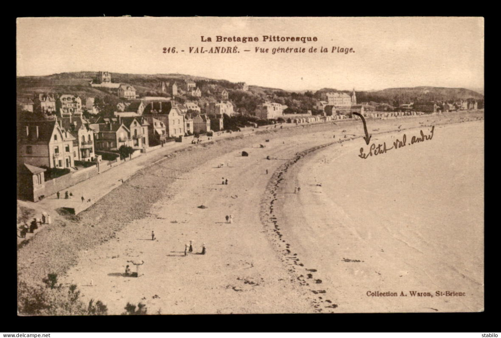 22 - VAL-ANDRE - VUE GENERALE - LA PLAGE - Pléneuf-Val-André