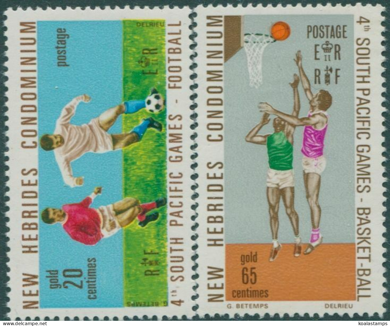 New Hebrides 1971 SG149-150 South Pacific Games Set MNH - Andere & Zonder Classificatie
