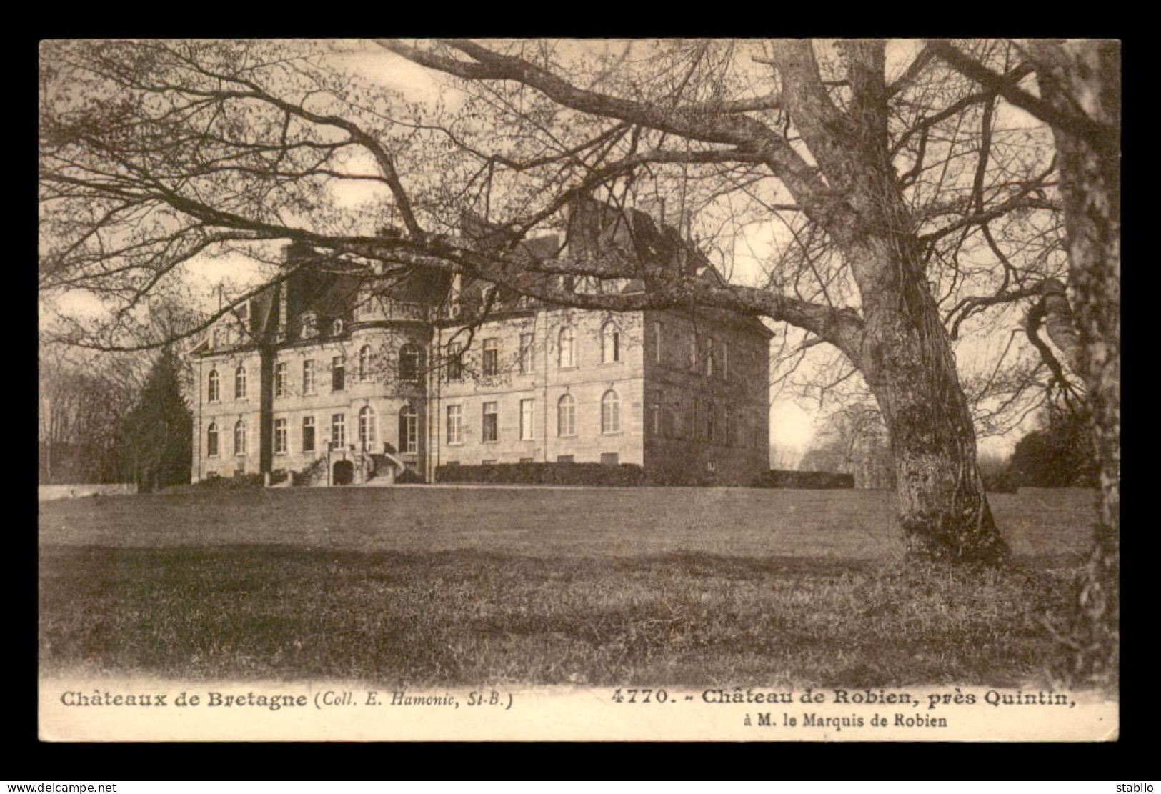 22 - ENVIRONS DE QUINTIN - CHATEAU DE ROBIEN - PROPRIETE DE M. LE MARQUIS DE ROBIEN - Sonstige & Ohne Zuordnung