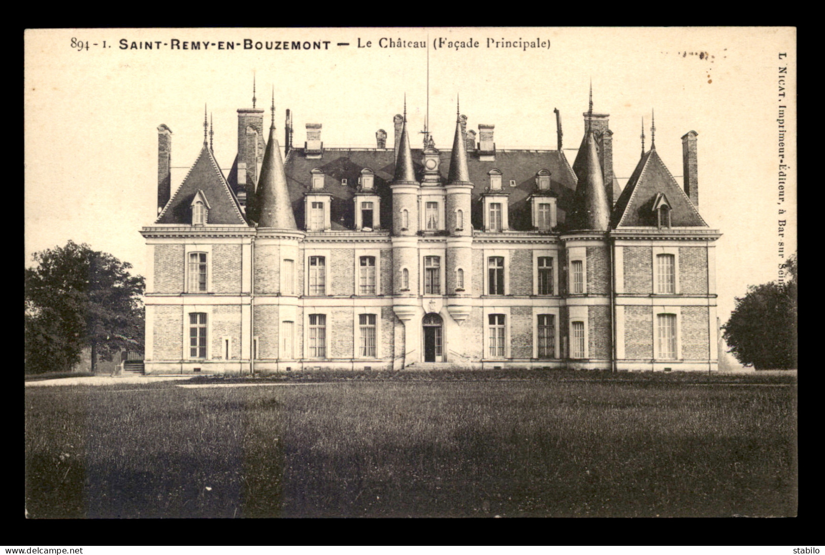 51 - ST-REMY-EN-BOUZEMONT - LE CHATEAU - Saint Remy En Bouzemont