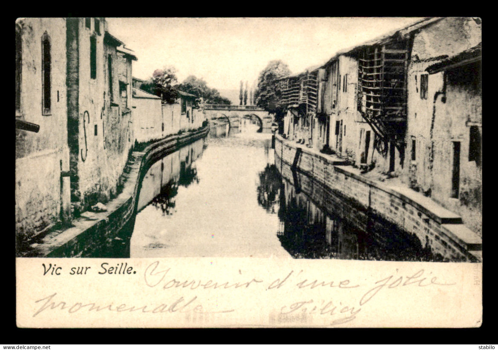 57 - VIC-SUR-SEILLE - VUE SUR LA SEILLE - Vic Sur Seille