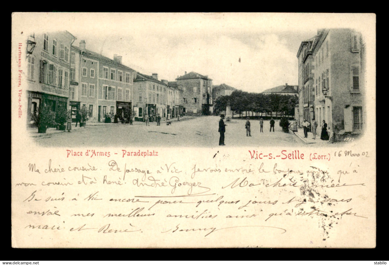 57 - VIC-SUR-SEILLE - PLACE D'ARMES - Vic Sur Seille