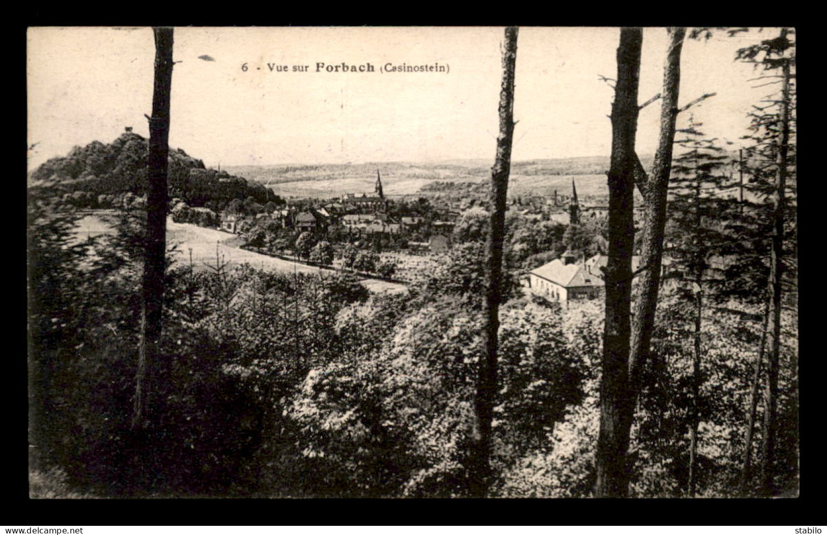 57 - FORBACH - VUE SUR LA VILLE - Forbach