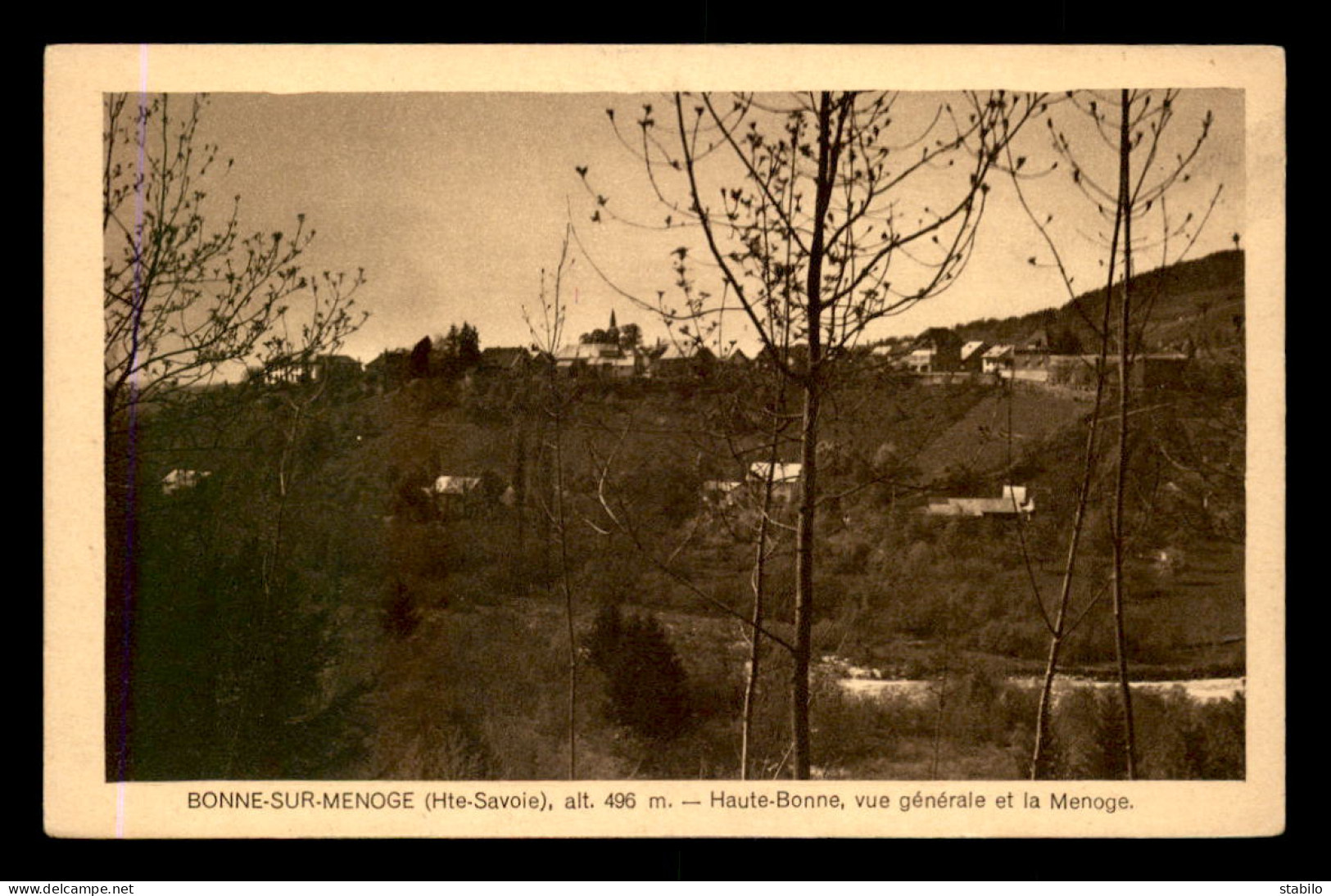 74 - BONNE-SUR-MENOGE - HAUTE-BONNE ET LA MENOGE - Bonne