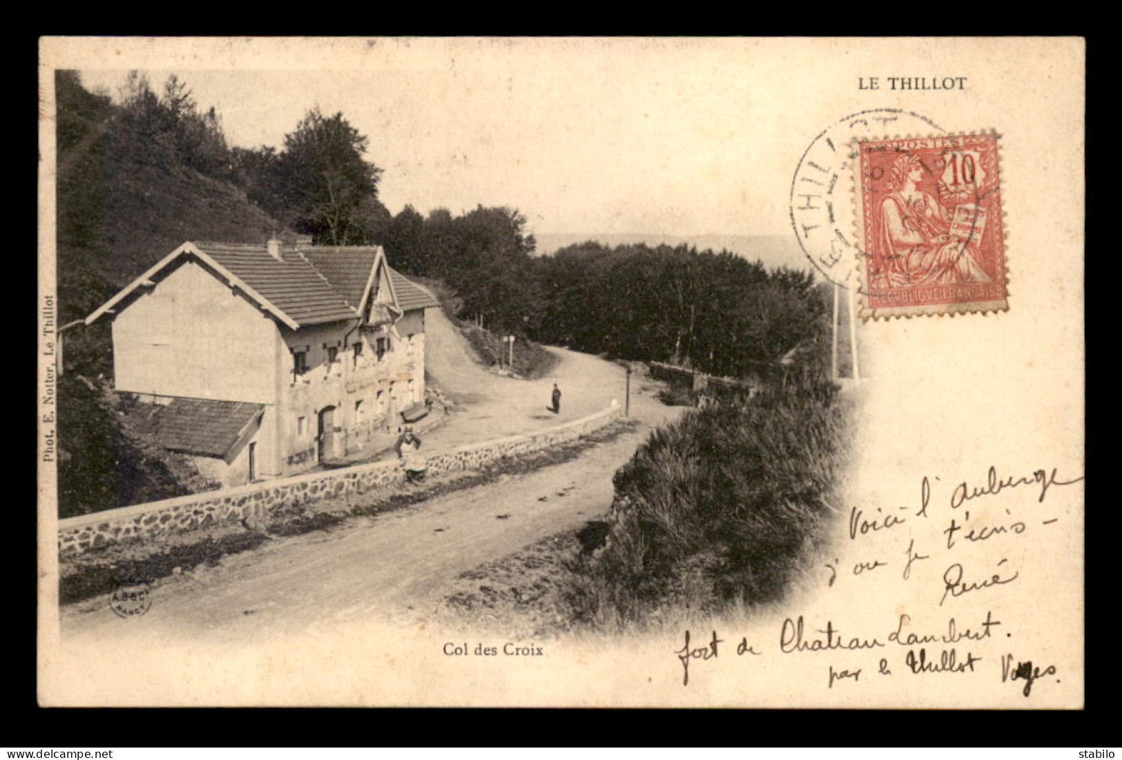 88 - LE THILLOT - COL DES CROIX - Le Thillot