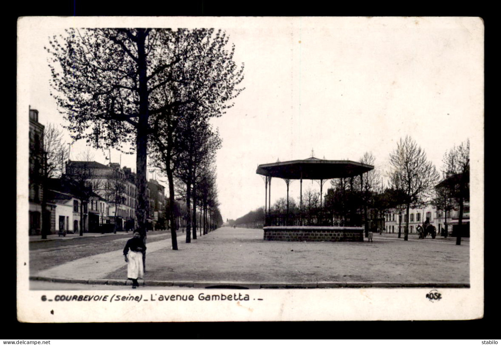 92 - COURBEVOIE - AVENUE GAMBETTA - EDITEUR MARQUE ROSE - Courbevoie