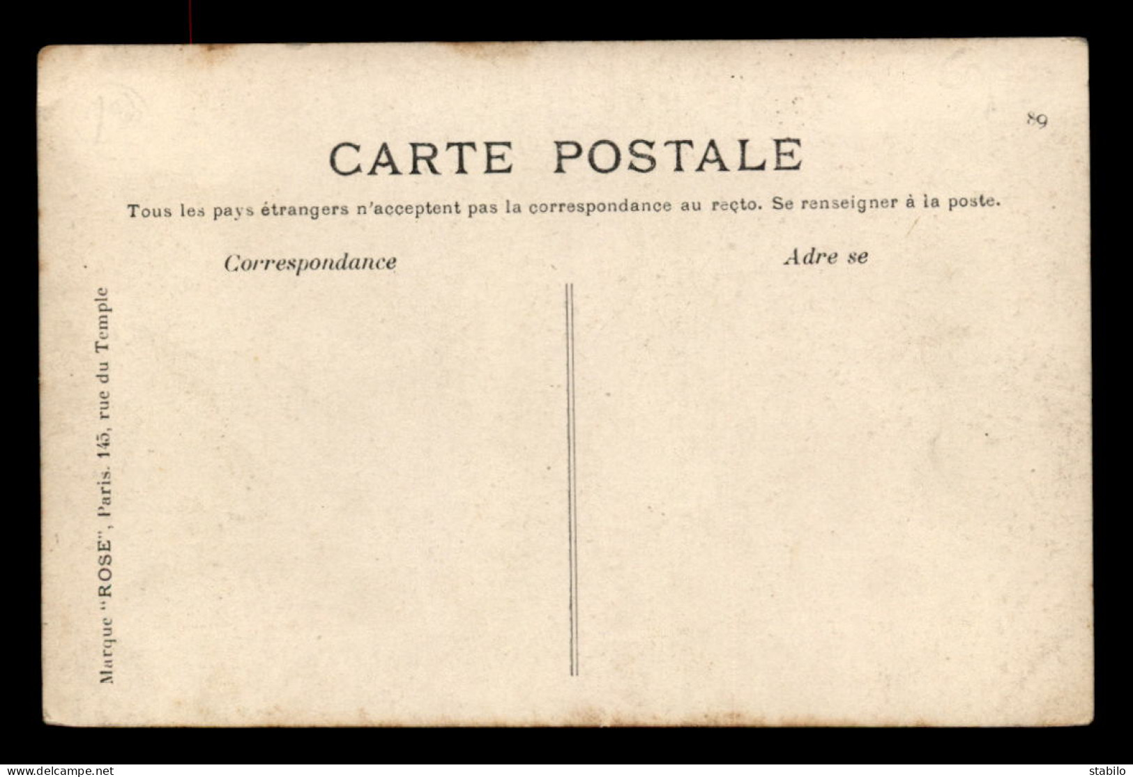 92 - COURBEVOIE - AVENUE GAMBETTA - EDITEUR MARQUE ROSE - Courbevoie