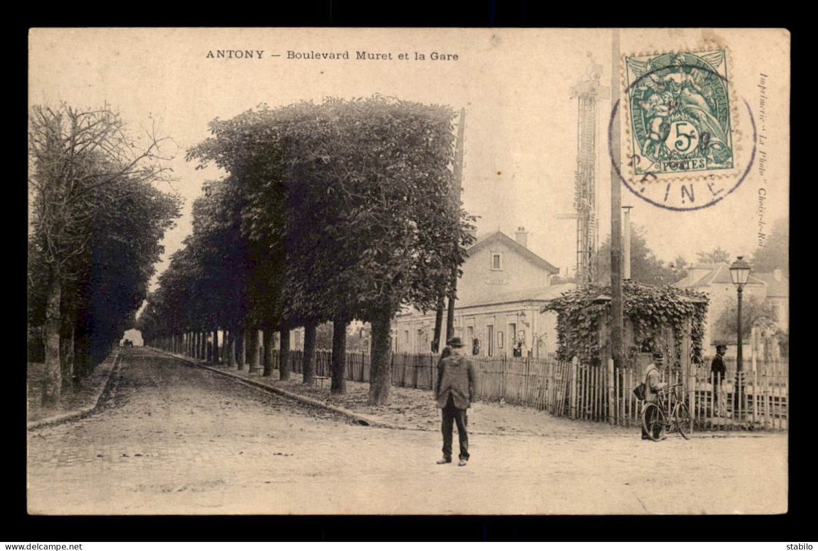 92 - ANTONY - BOULEVARD MURET ET LA GARE - Antony