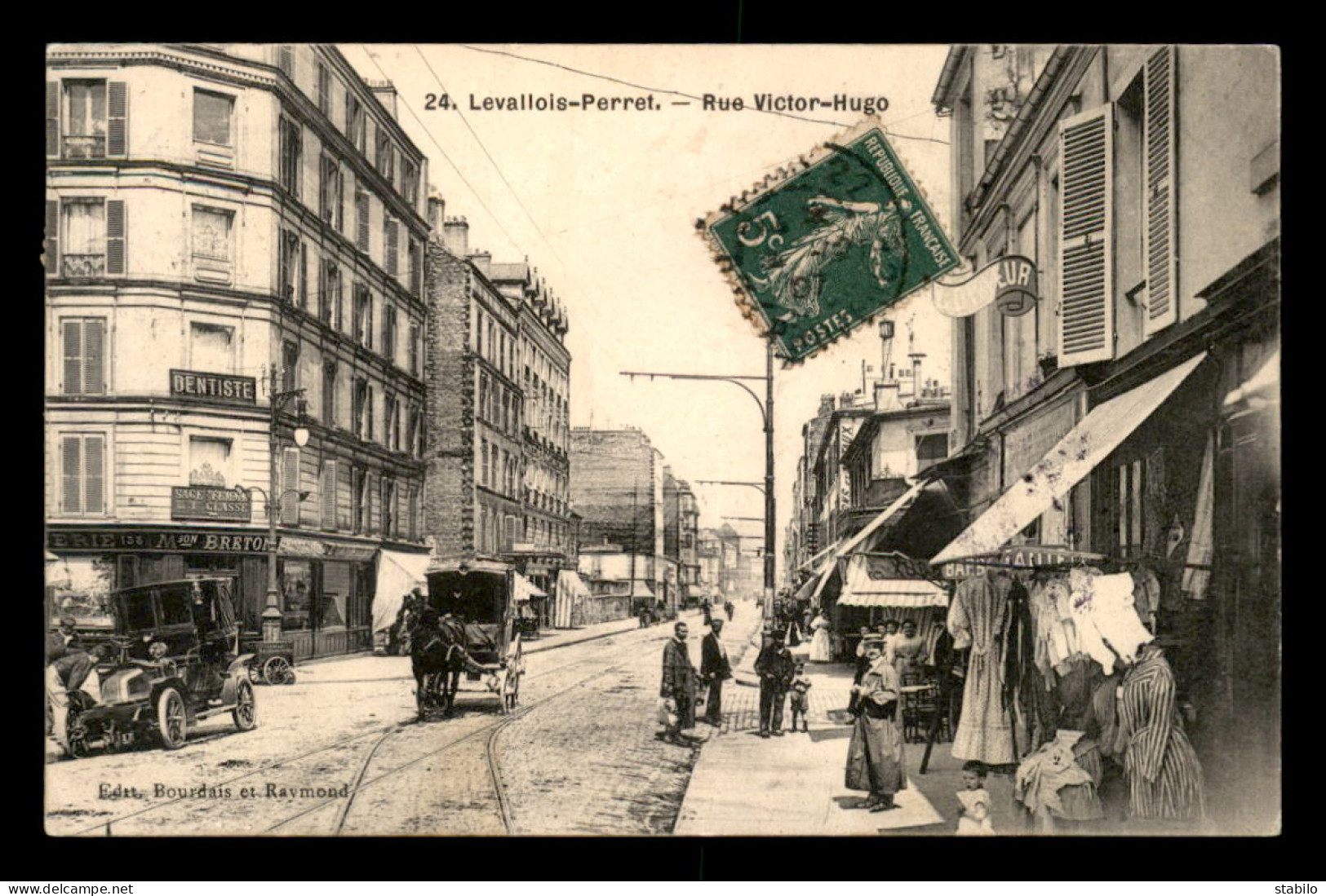 92 - LEVALLOIS-PERRET - RUE VICTOR HUGO - Levallois Perret