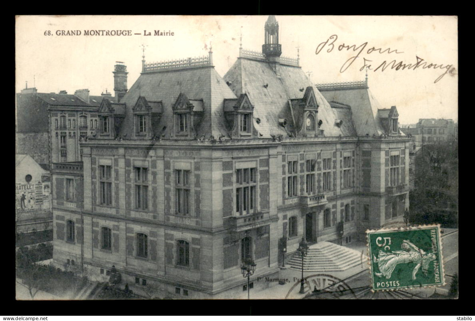 92 - GRAND-MONTROUGE - LA MAIRIE - Montrouge