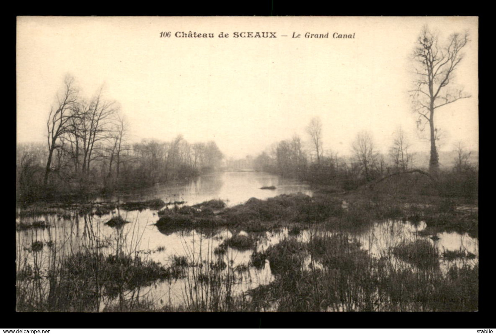 92 - SCEAUX - LE CHATEAU - LE GRAND CANAL - Sceaux