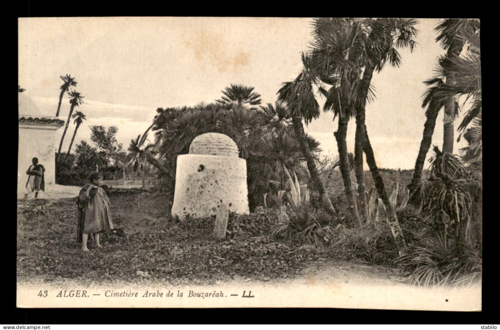 ALGERIE - ALGER - CIMETIERE ARABE DE LA BOUZAREAH - Alger