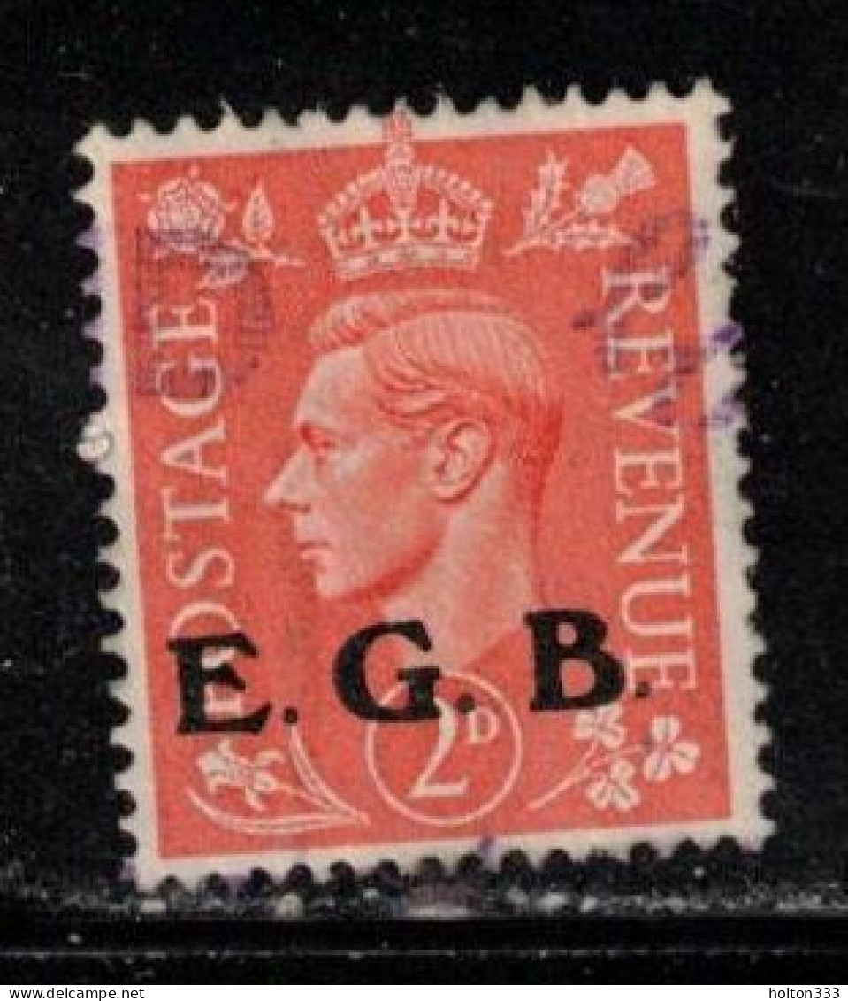 GREAT BRITAIN Scott # 238 Used - KGVI - E. G. B. Overprint - Usados