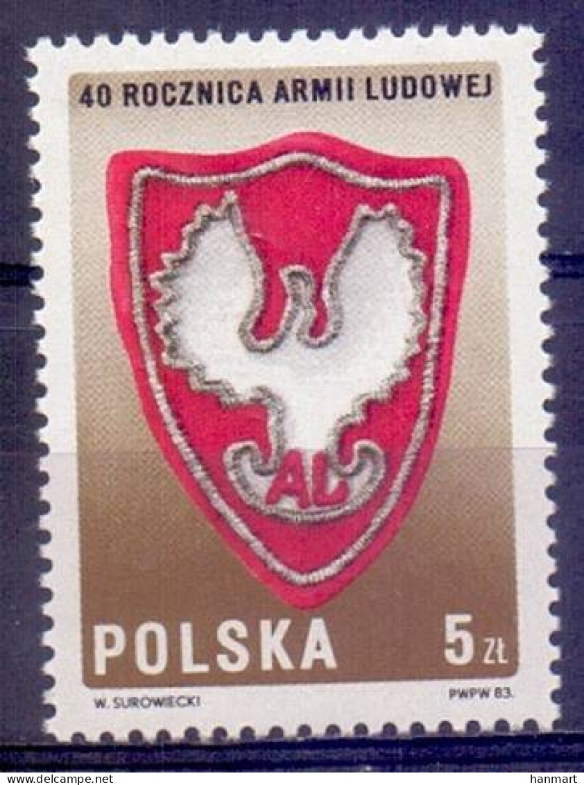 Poland 1983 Mi 2897 Fi 2749 MNH  (ZE4 PLD2897) - Stamps