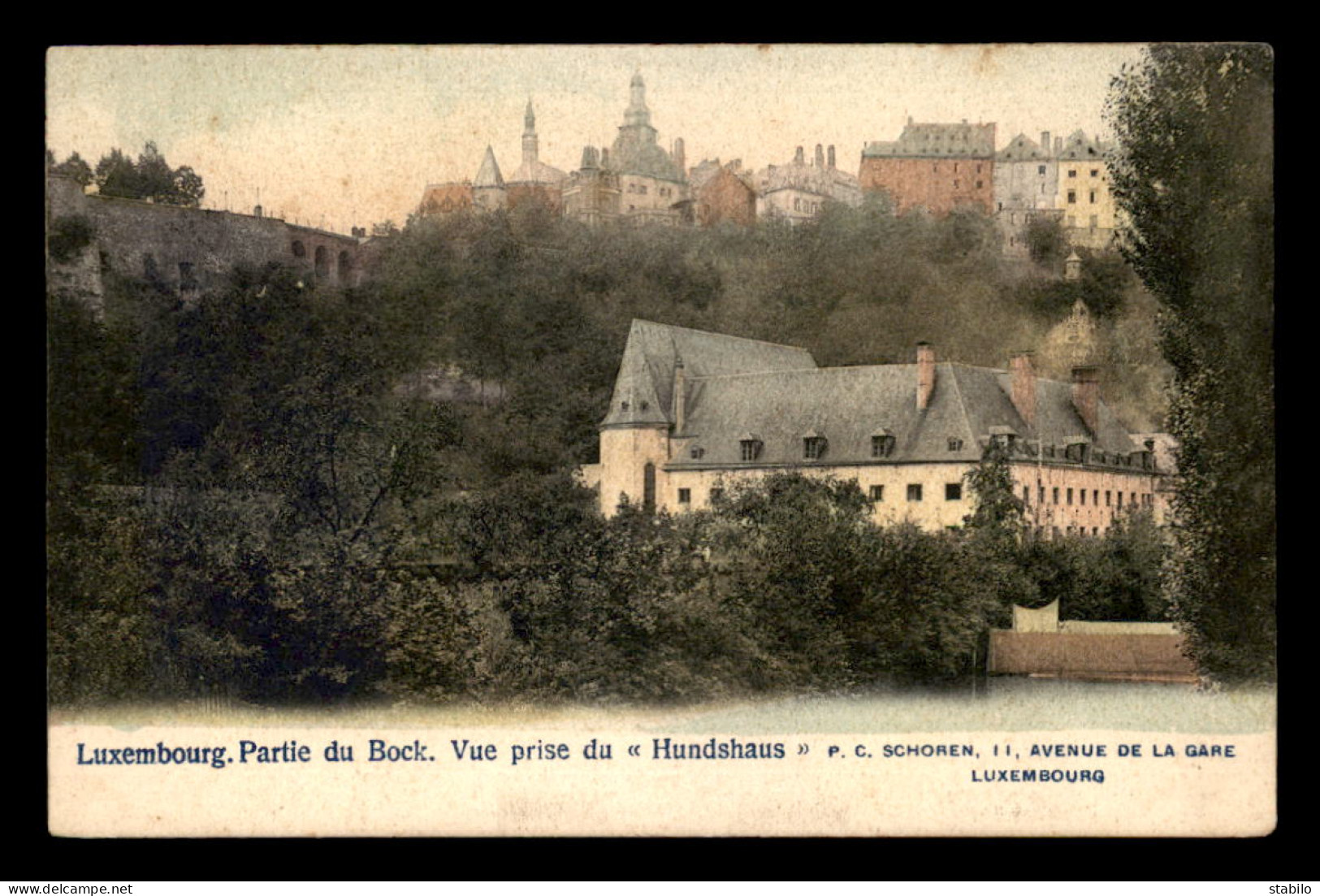 LUXEMBOURG - LUXEMBOURG-VILLE - PARTIE DU BOCK - VUE PRISE DU HUNDSHAUS - Luxemburg - Town