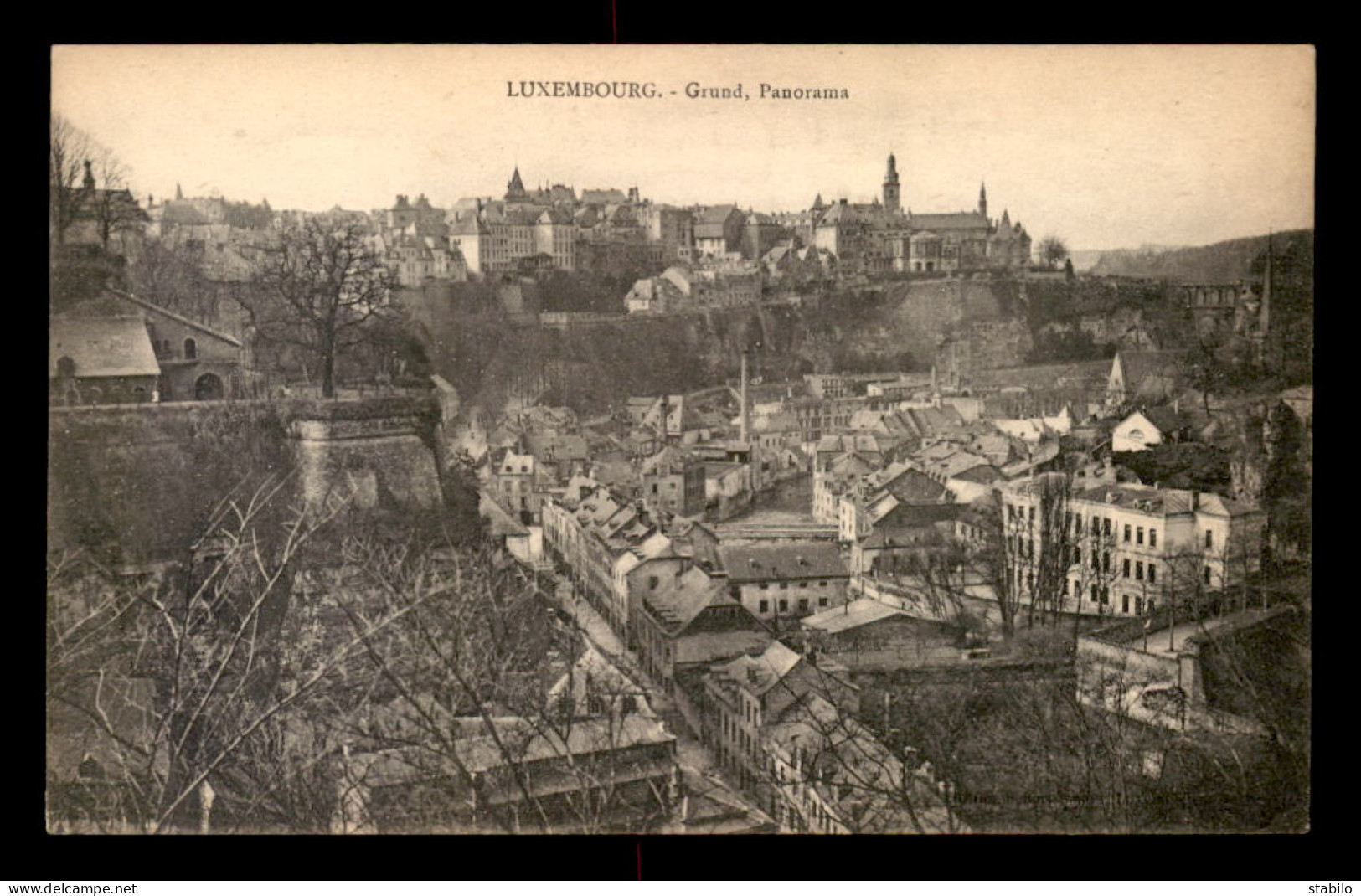 LUXEMBOURG - LUXEMBOURG-VILLE - GRUND - PANORAMA - Luxemburg - Town