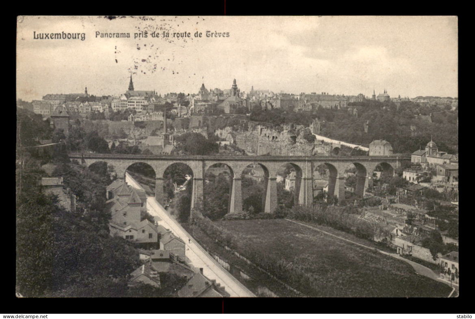 LUXEMBOURG - LUXEMBOURG-VILLE - PANORAMA PRIS DE LA ROUTE DE TREVES - Luxemburgo - Ciudad