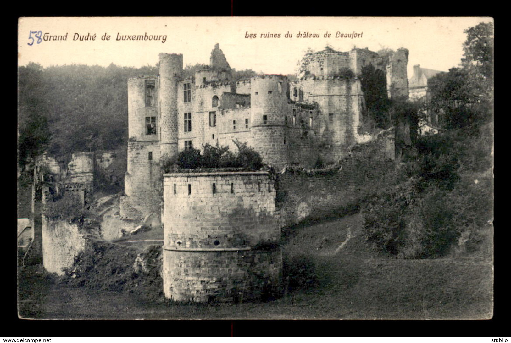LUXEMBOURG - BEAUFORT - RUINES DU CHATEAU - Other & Unclassified