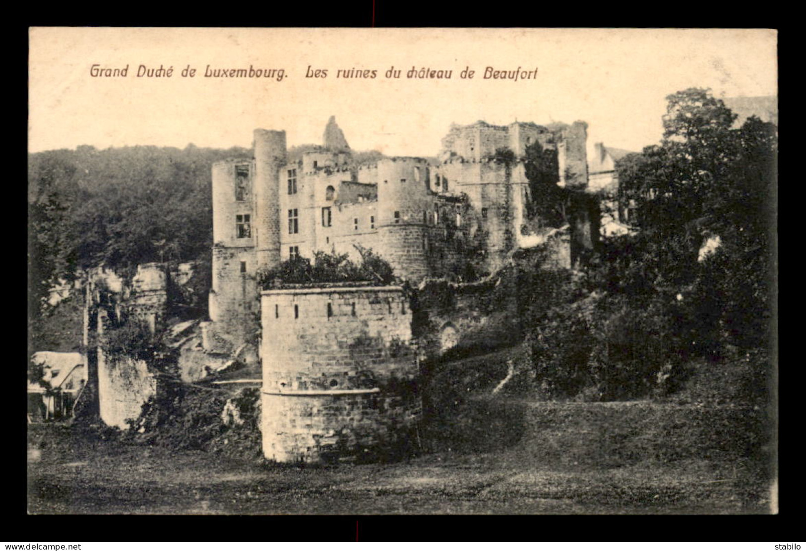 LUXEMBOURG - BEAUFORT - RUINES DU CHATEAU - Sonstige & Ohne Zuordnung