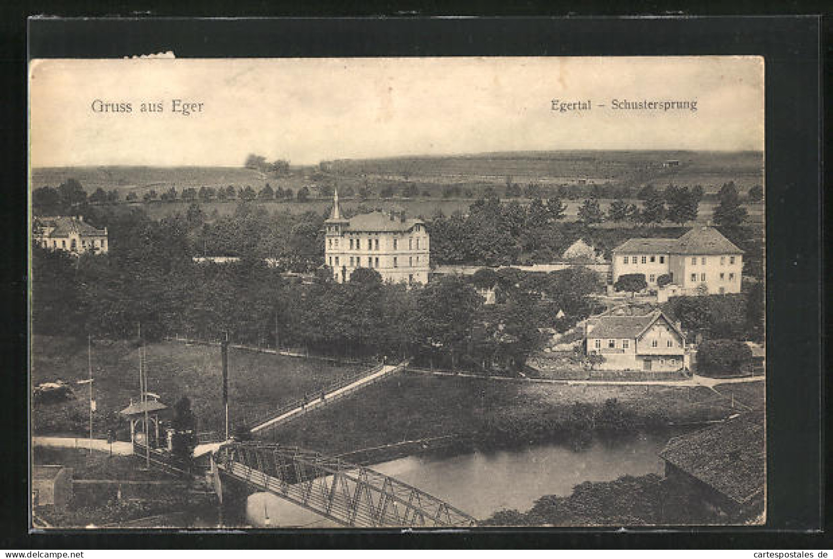 AK Eger, Blick Ins Egertal, Schustersprung  - Tchéquie