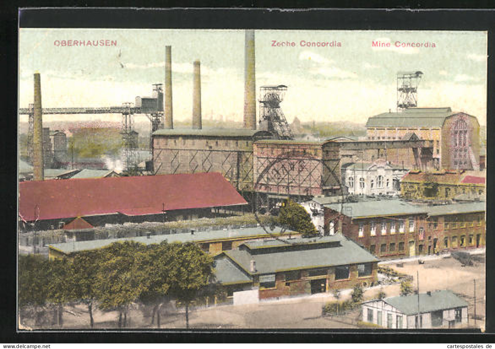 AK Oberhausen, Zeche Concordia, Mine Concordia  - Mines