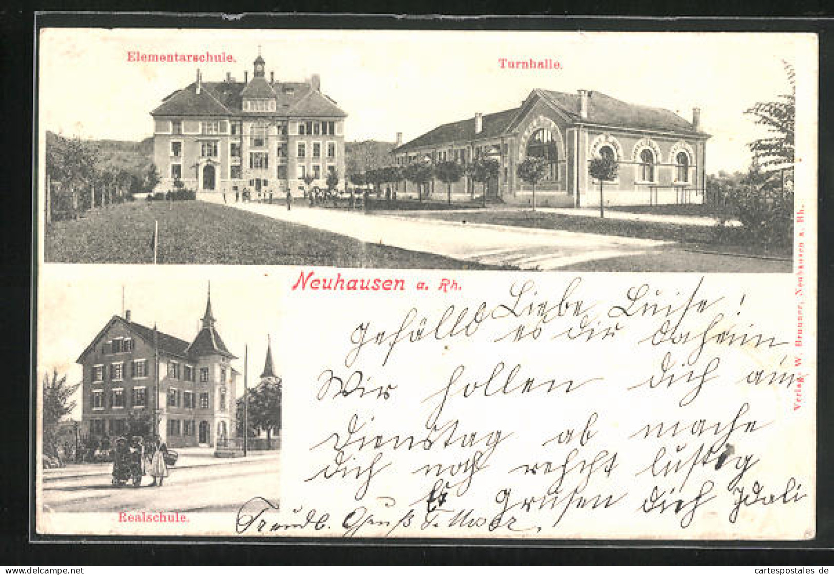 AK Neuhausen A. Rh., Elementarschule Und Turnhalle, Realschule  - Other & Unclassified
