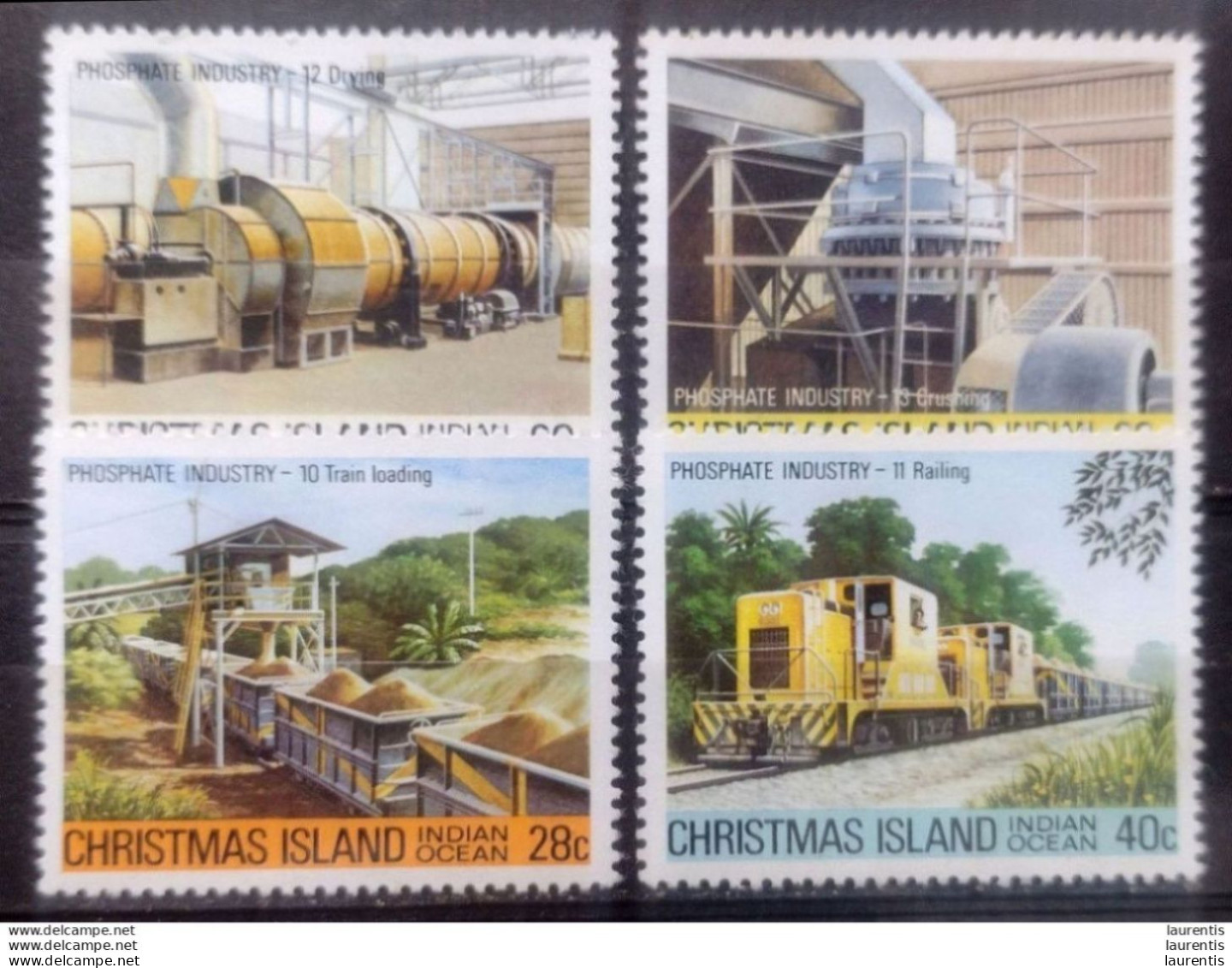 D669. Trains - Phosphate Industry - Christmas Is - MNH - 1,50 (60-250) - Trains
